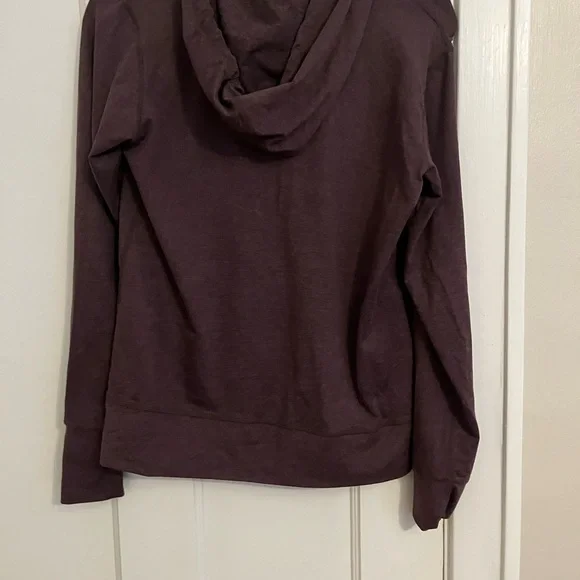 Women’s Halo Performance 2.0 Hoodie Zip Ups Size Small purple brown EUC Vuori - Picture 5 of 6
